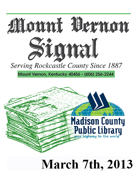 Title details for Mount Vernon Signal 03/07/2013 by Perlina M. Anderkin - Available